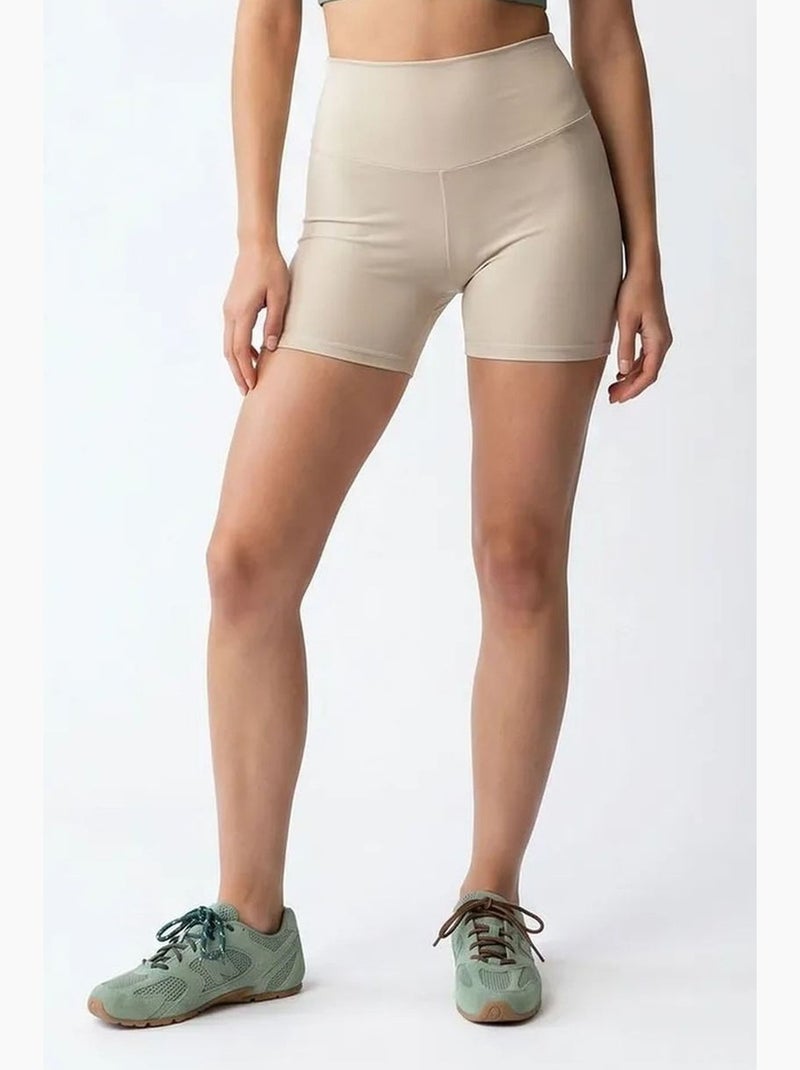 Cycliste moulant à taille haute mixray Beige naturel - Kiabi