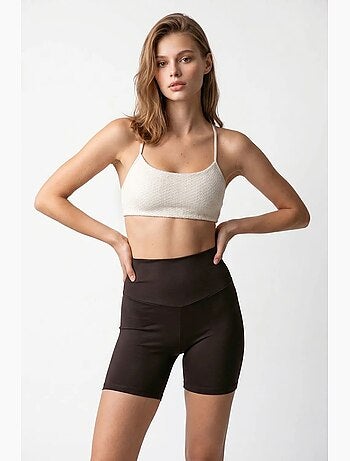 Cycliste moulant à taille haute mixray