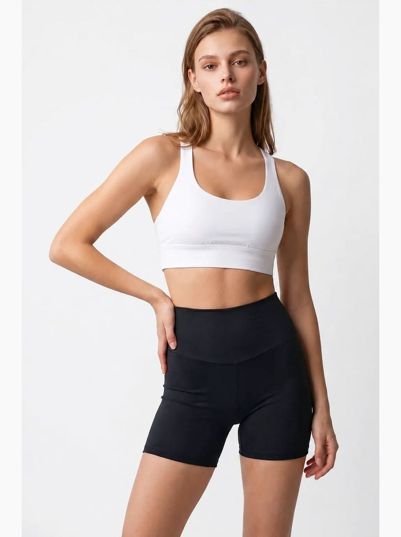 Cycliste moulant à taille haute mixray Noir - Kiabi