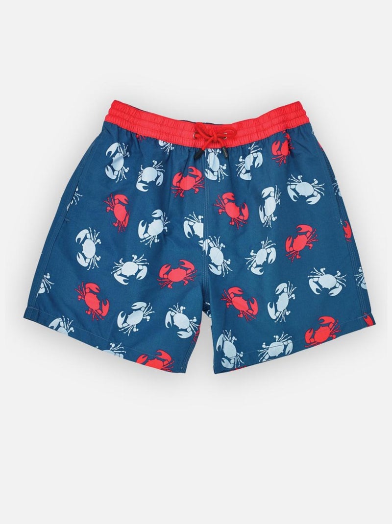 Daddy Boxer de bain Crabe Cape Cod Bleu - Kiabi