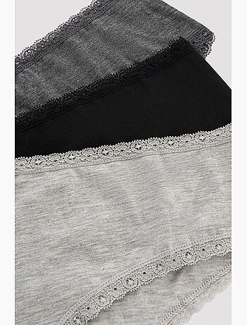 Daily lace cotton lot de 3 hipster penti