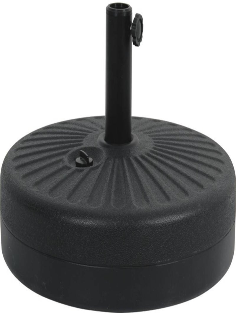 Dalle circulaire à lester pour parasol de jardin - Noir Noir Noir - Kiabi