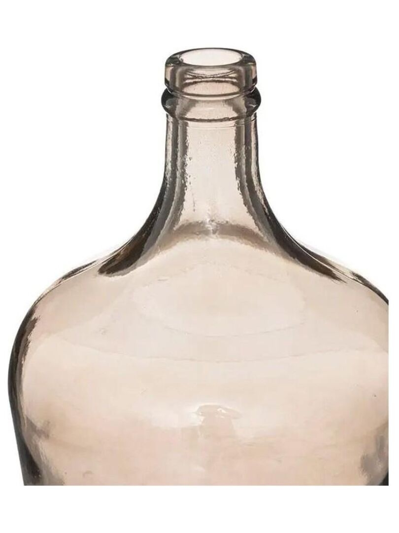 Vase Dame Jeanne En Verre Recyclé - Hauteur 30 Cm, Diamètre 18 Cm