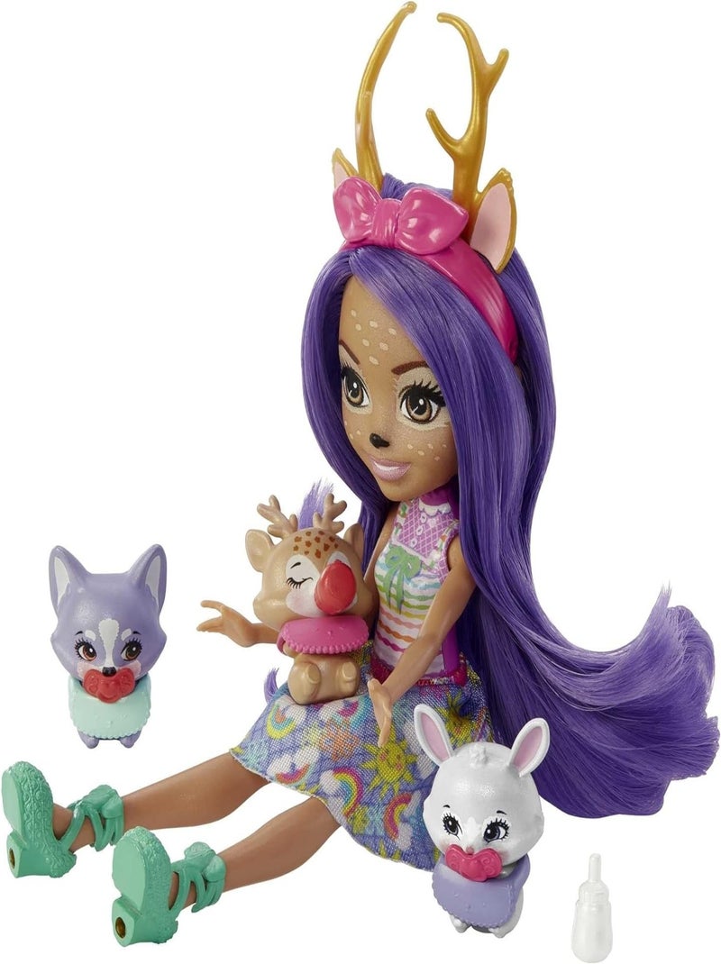 Danessa Biche Et Bébé Besties - Enchantimals Multicolore - Kiabi