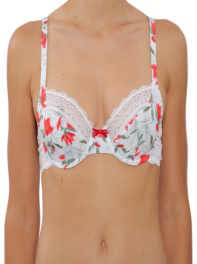 Daniel Hechter - Soutien-Gorge Armatures JASMINE Rouge - Kiabi