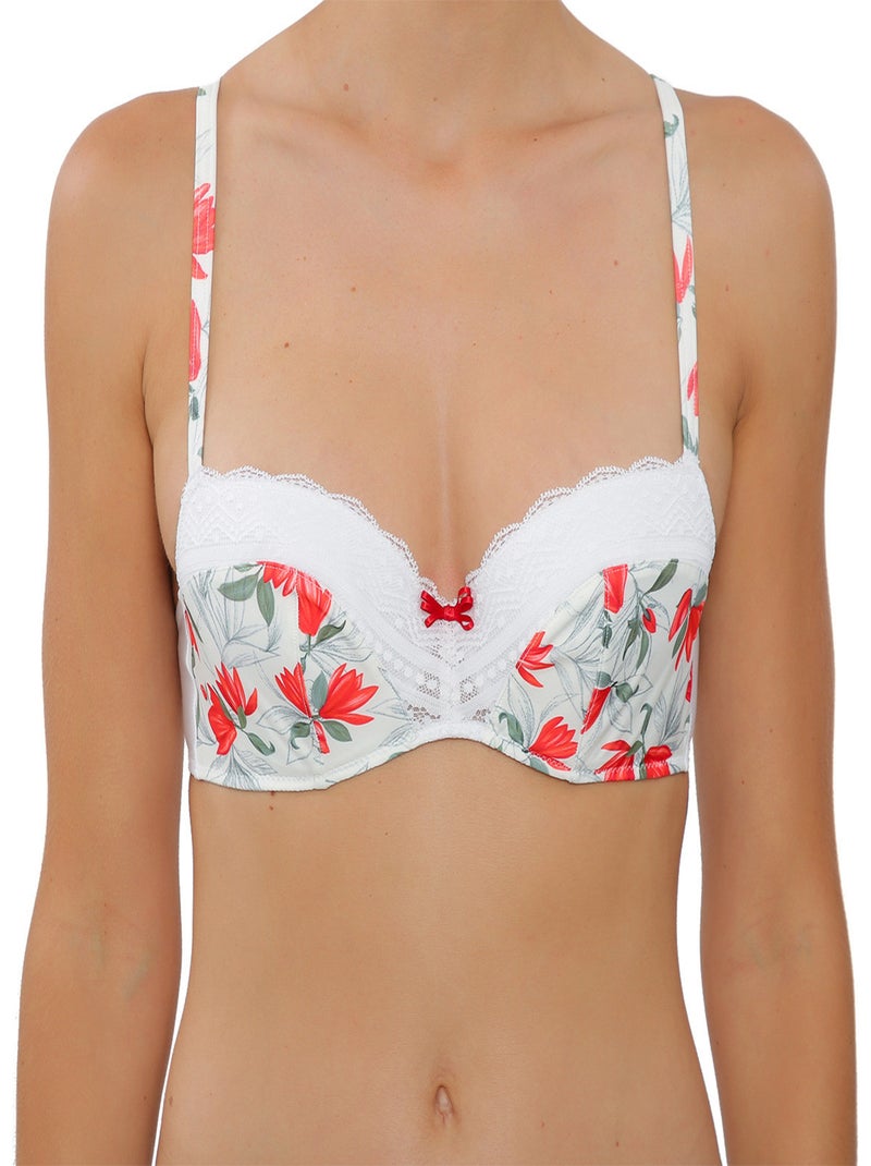 Daniel Hechter - Soutien-Gorge Paddé JASMINE Rouge - Kiabi