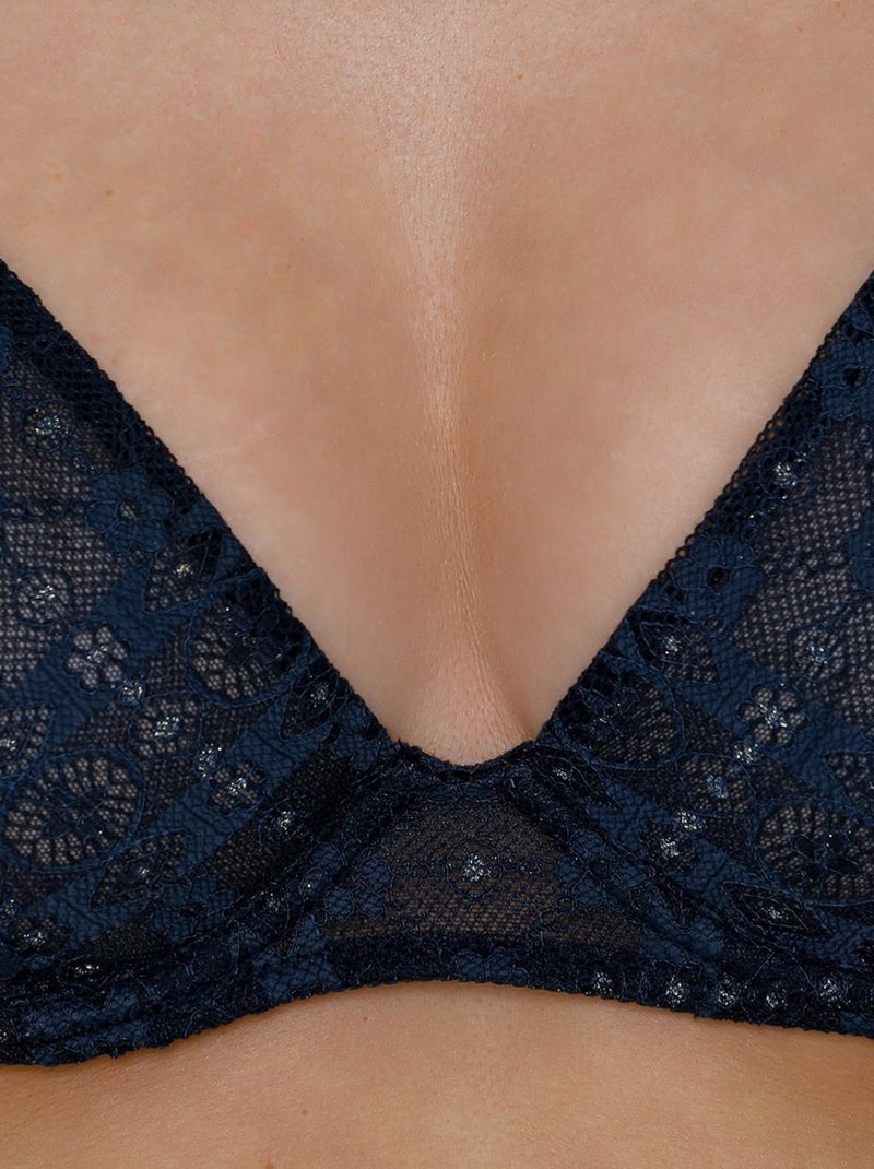 Daniel Hechter - Soutien-Gorge Triangle Avec Armatures SUZANNE Bleu - Kiabi