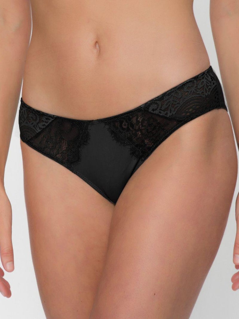 Daniel Hechter Lingerie - Slip CAMELIA Noir - Kiabi