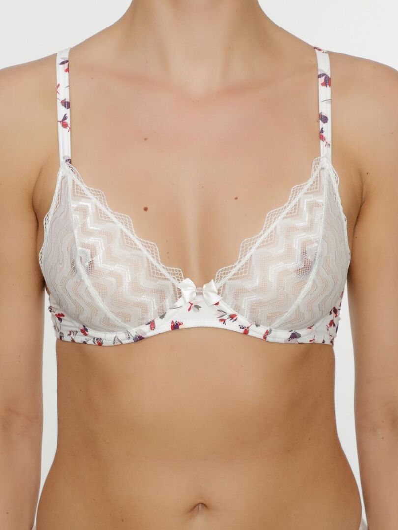 Daniel Hechter Lingerie Soutien Gorge Triangle Avec Armatures Gael Ivoire Beige Kiabi