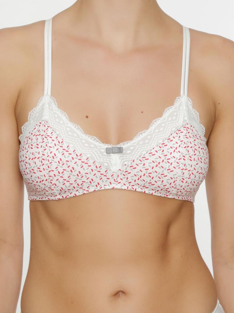 Daniel Hechter Lingerie - Soutien-Gorge Triangle SA Coques Amovibles Ross Ivoire Beige - Kiabi