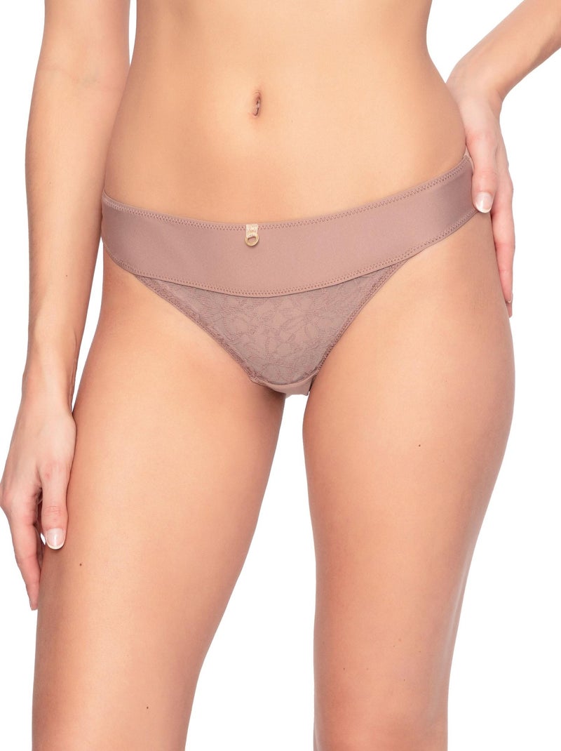 Daniel Hechter Lingerie - Tanga FRED Marron - Kiabi