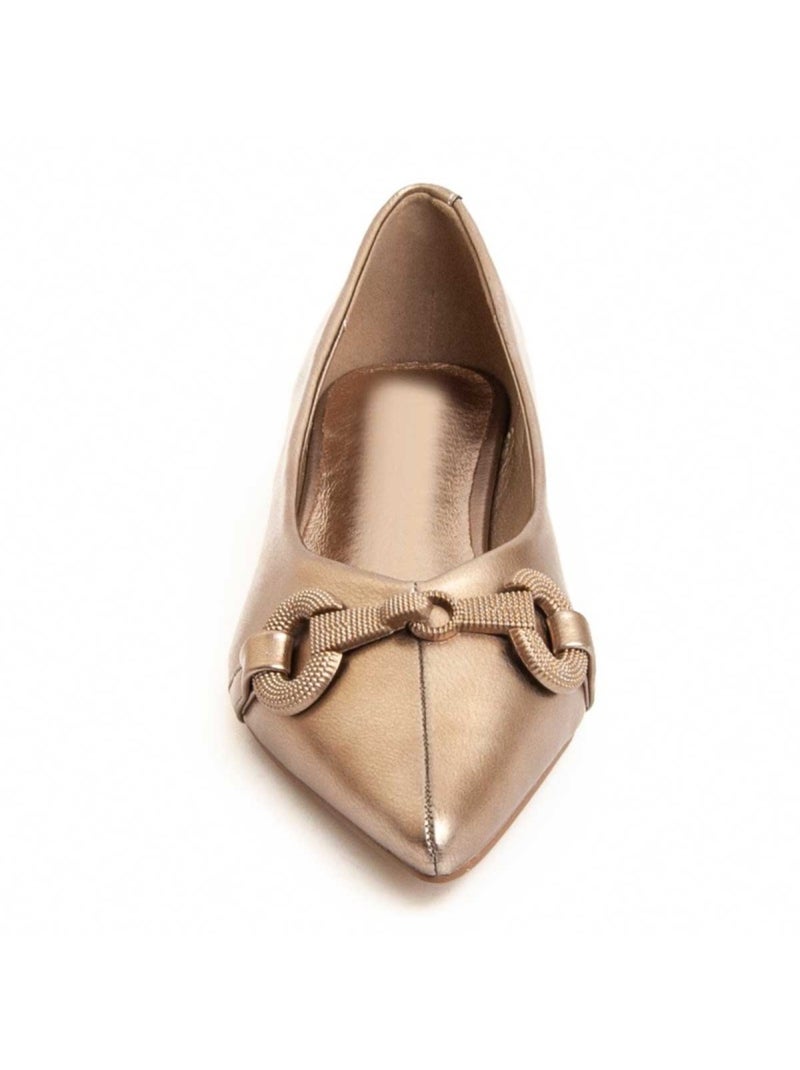 Danseur Matière Synthétique Et Textile Montevita Doré/or - Kiabi