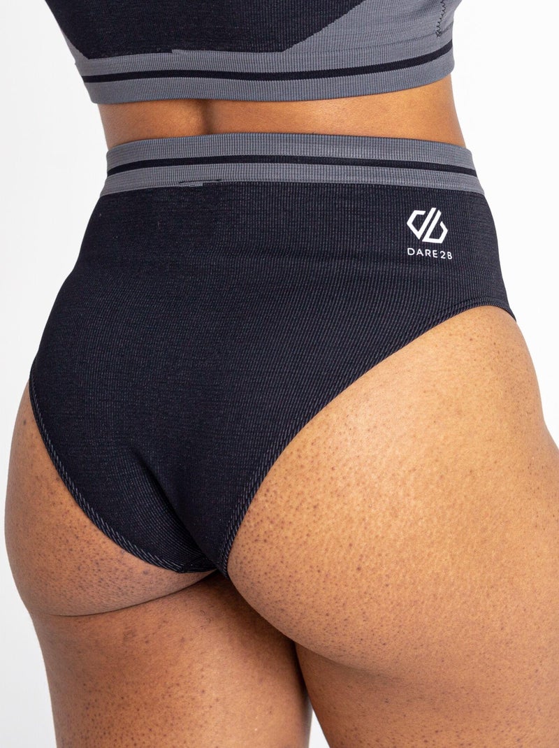 Dare 2B - Bas de maillot de bain THE LAURA WHITMORE EDIT DON´T SWEAT IT Noir Gris Noir - Kiabi