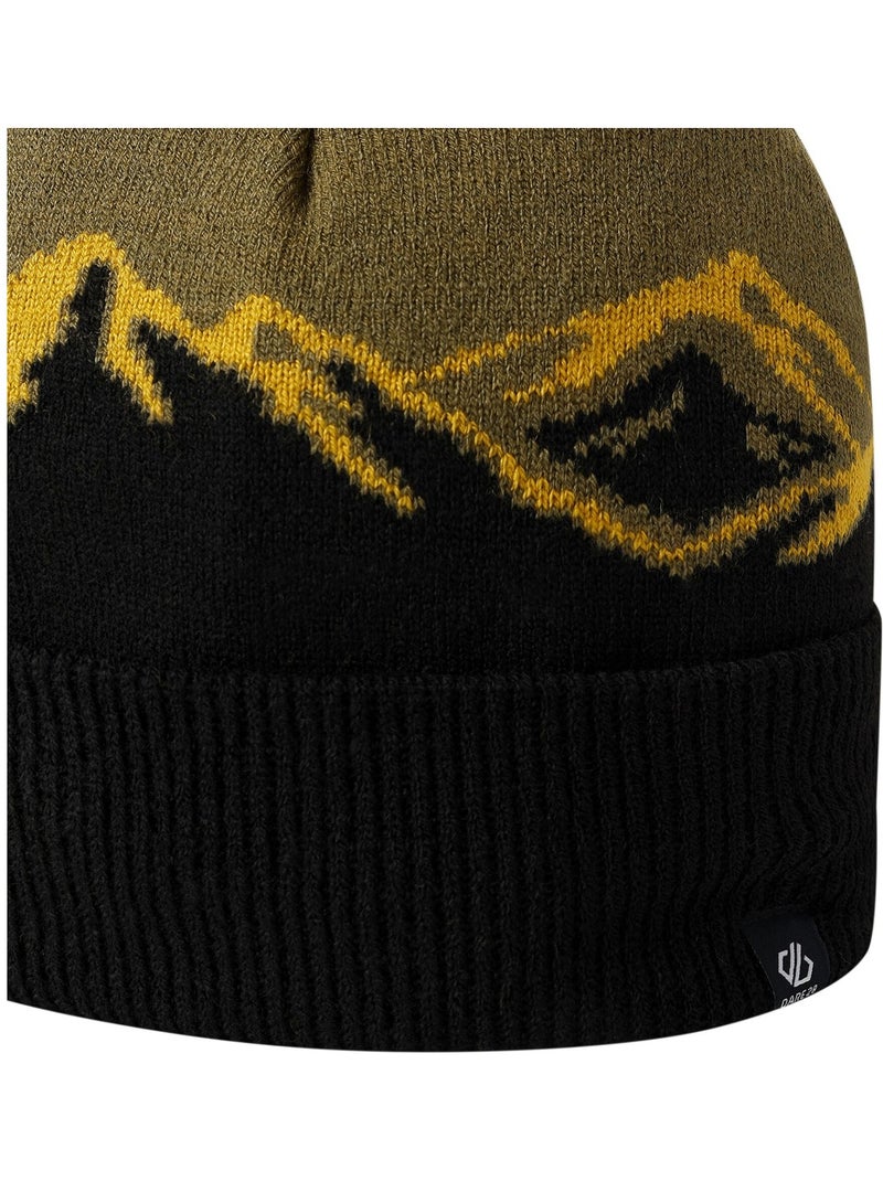 Dare 2B - Bonnet à pompon et revers côtelé FERNIE Noir Kaki - Kiabi