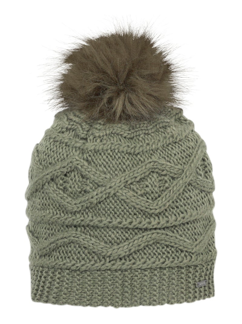 Dare 2B - Bonnet motif/style pompon REMIND Vert olive - Kiabi