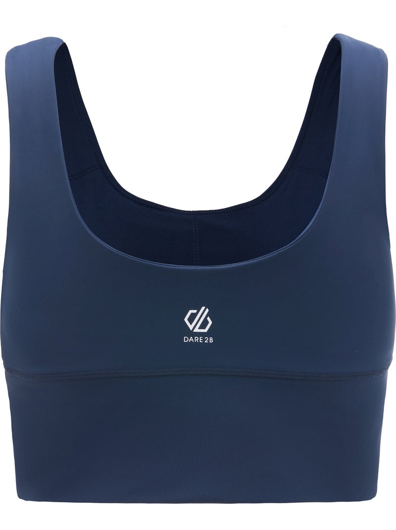 Dare 2B - Brassière de sport cintrée et unie REFRESH Bleu marine - Kiabi