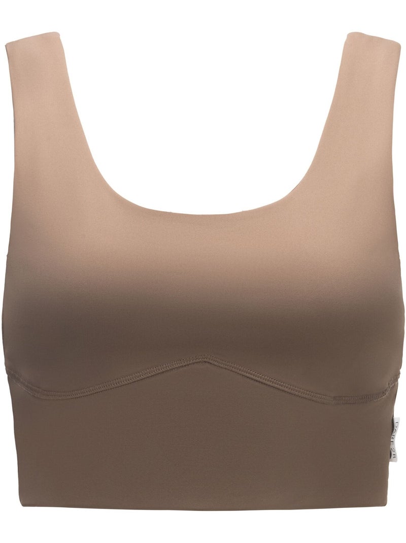 Dare 2B - Brassière de sport cintrée et unie REFRESH Marron clair - Kiabi