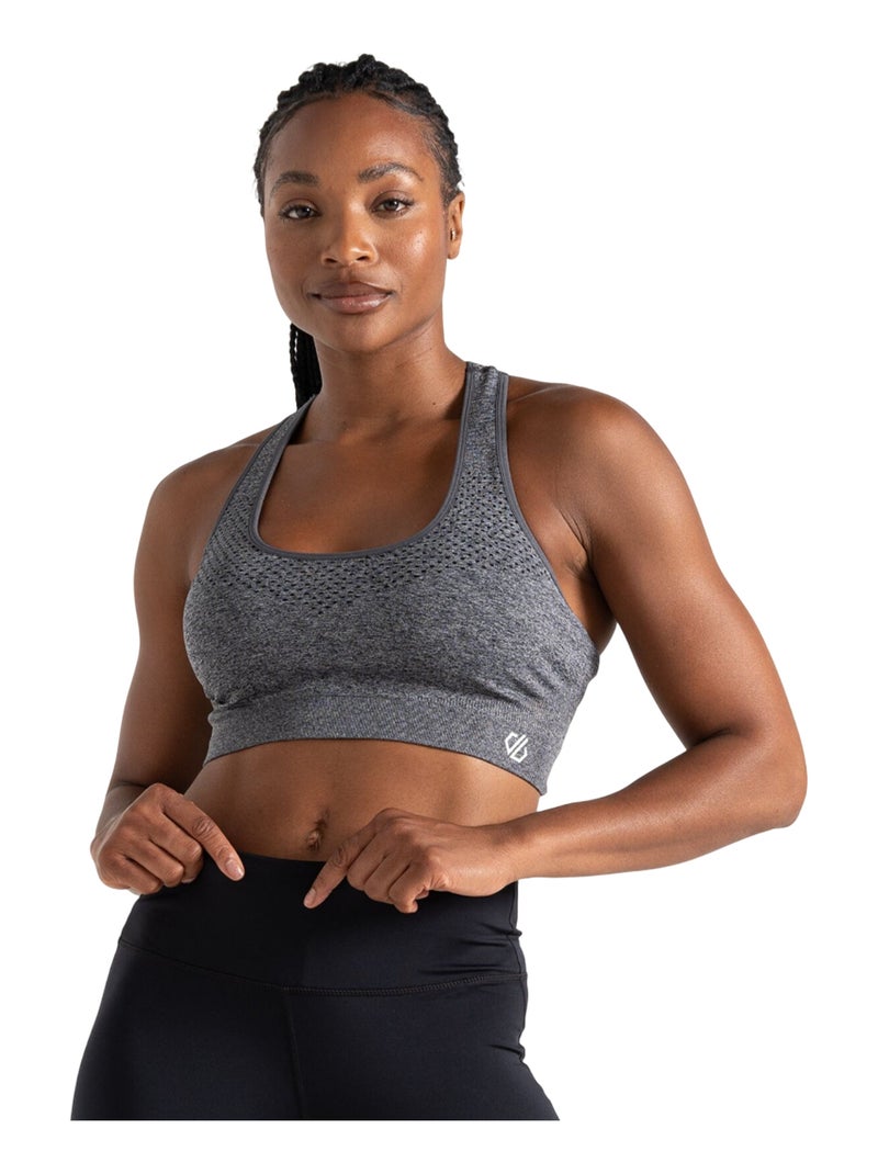 Dare 2B - Brassière de sport DONT SWEAT IT Gris foncé - Kiabi