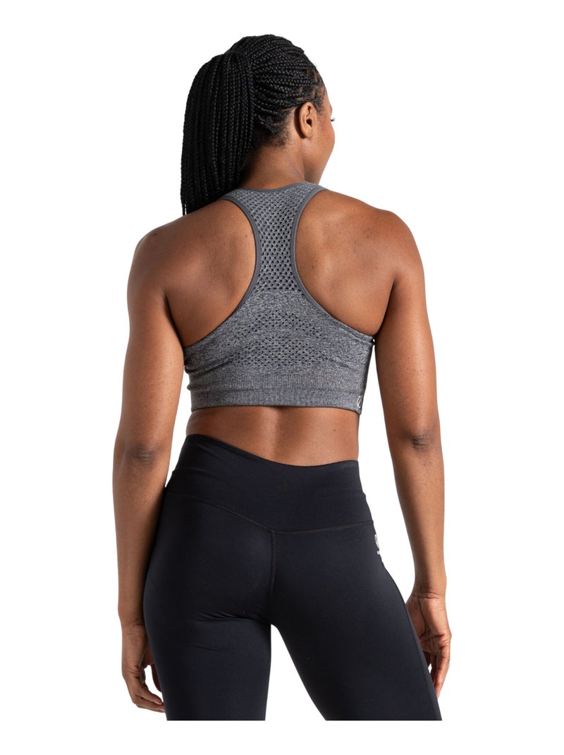 Dare 2B - Brassière de sport DONT SWEAT IT Gris foncé - Kiabi
