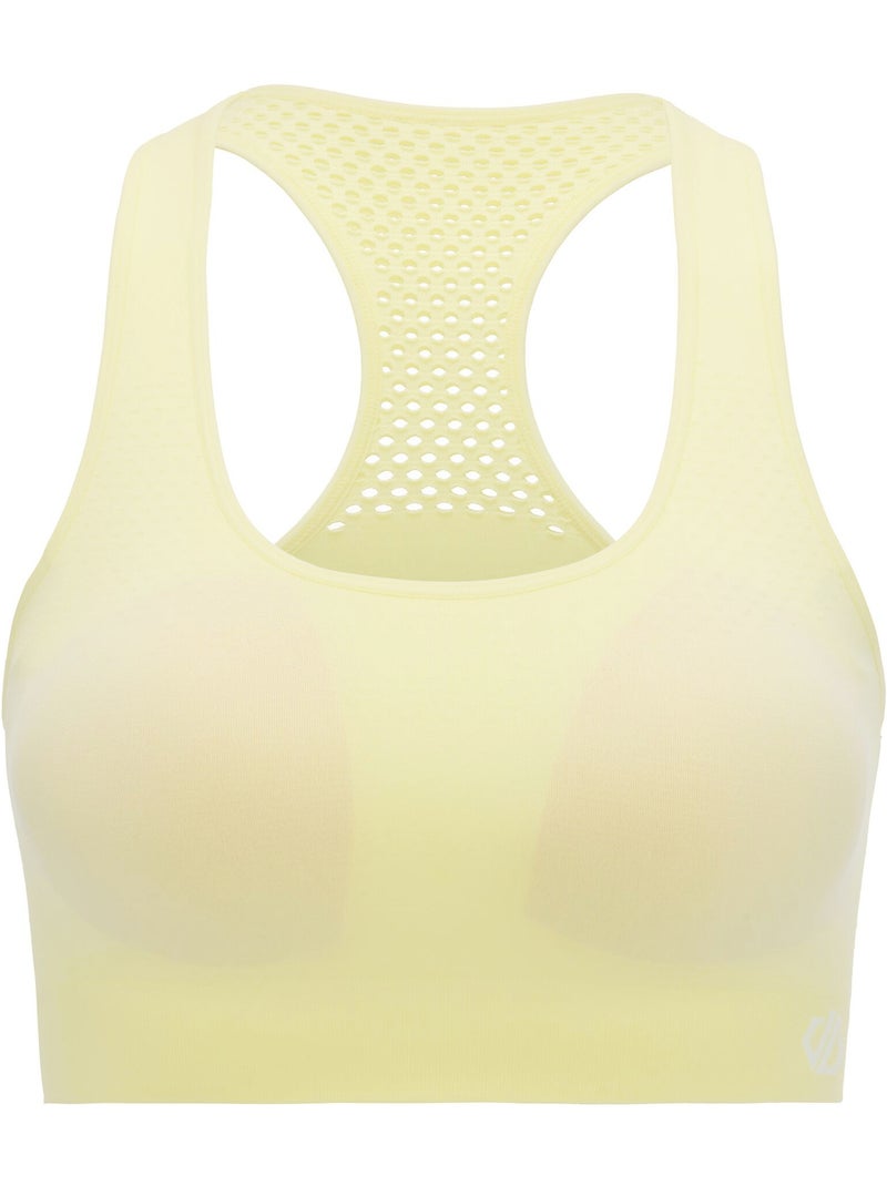 Dare 2B - Brassière de sport DONT SWEAT IT Jaune pâle - Kiabi