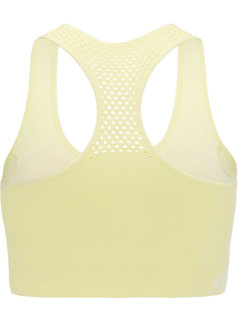 Dare 2B - Brassière de sport DONT SWEAT IT Jaune pâle - Kiabi