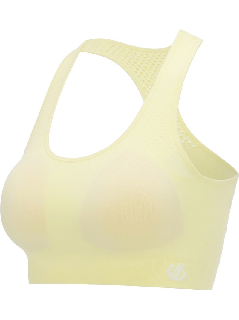 Dare 2B - Brassière de sport DONT SWEAT IT Jaune pâle - Kiabi