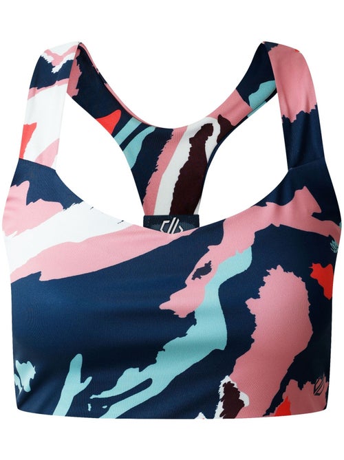 Dare 2B - Brassière de sport motif/style spirale marbrée - Kiabi