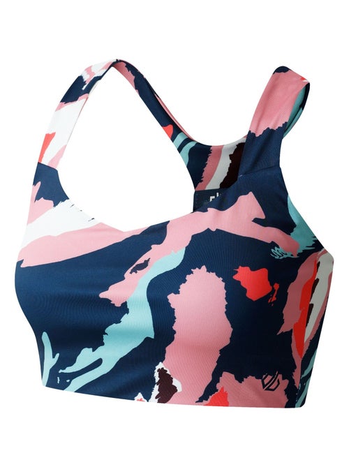 Dare 2B - Brassière de sport motif/style spirale marbrée - Kiabi