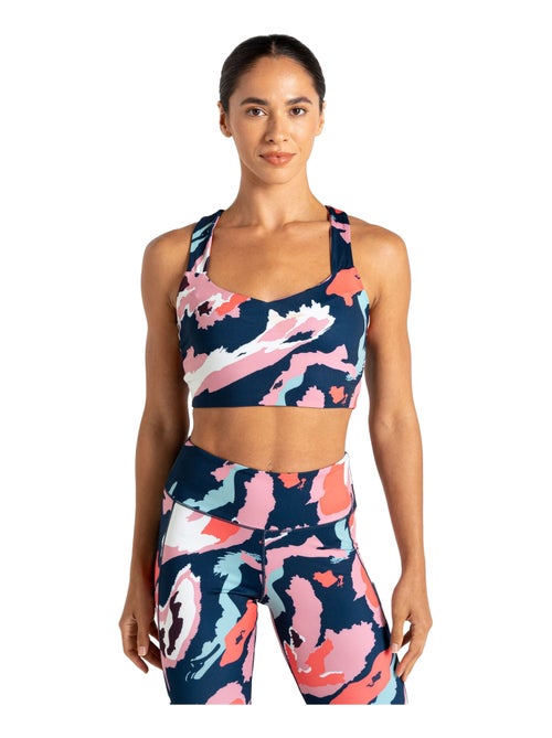 Dare 2B - Brassière de sport motif/style spirale marbrée - Kiabi