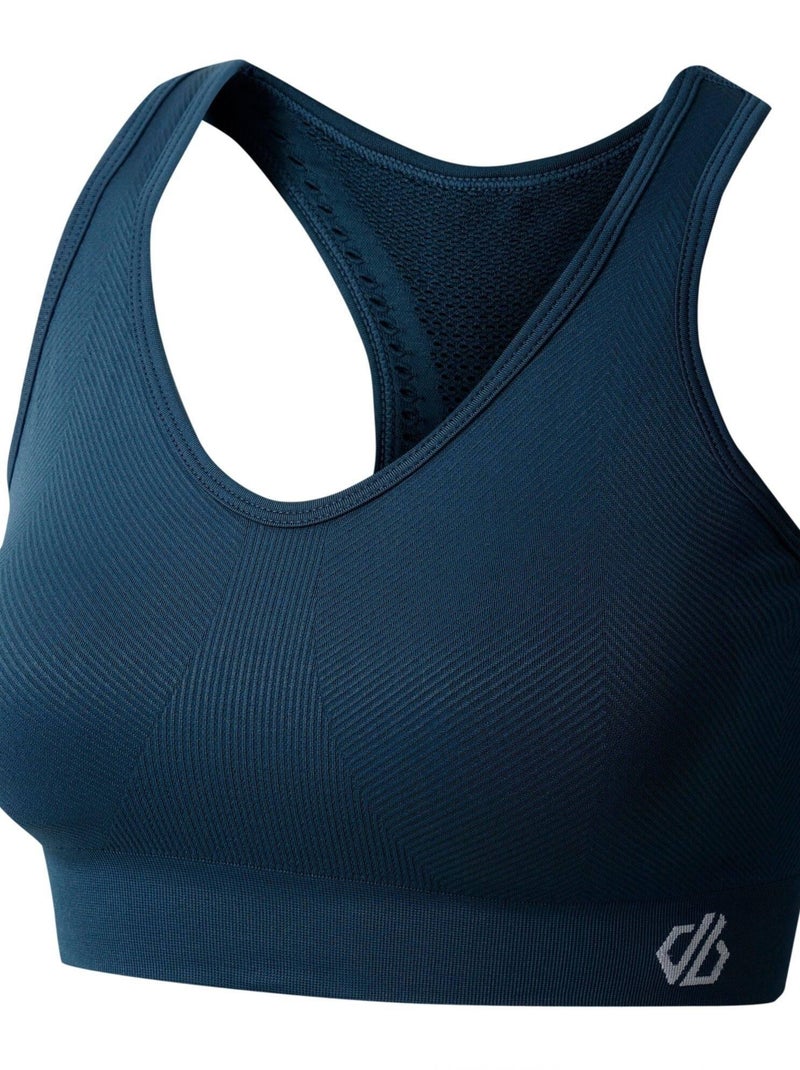 Dare 2B - Brassière de sport REACT Bleu outremer - Kiabi