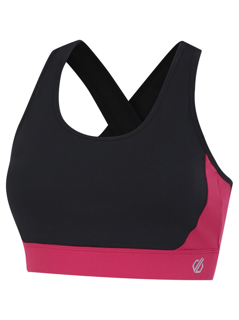 Dare 2B - Brassière de sport SWIFT Noir Rose - Kiabi