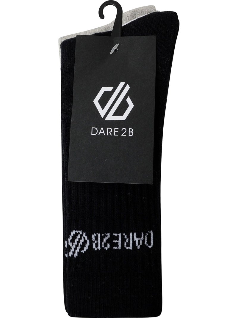 Dare 2B - Chaussettes avec logo contrasté Noir Blanc Gris - Kiabi