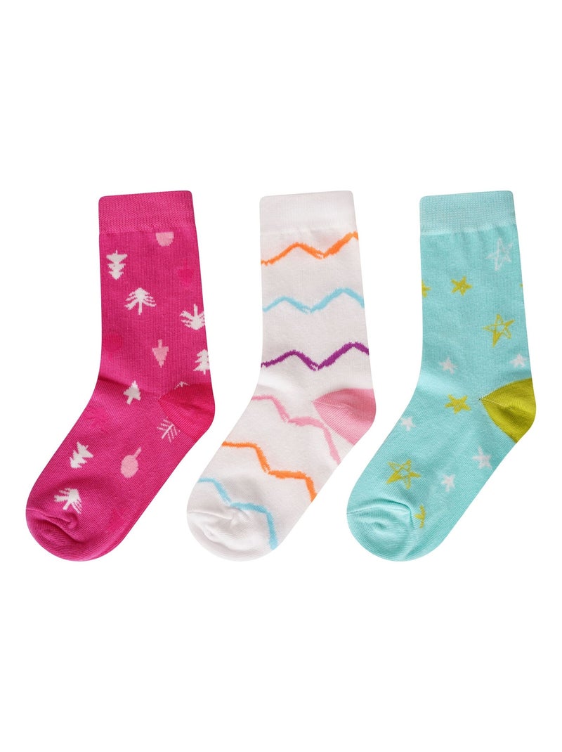 Dare 2B - Chaussettes CURIOSITY Bleu Orange Gris - Kiabi