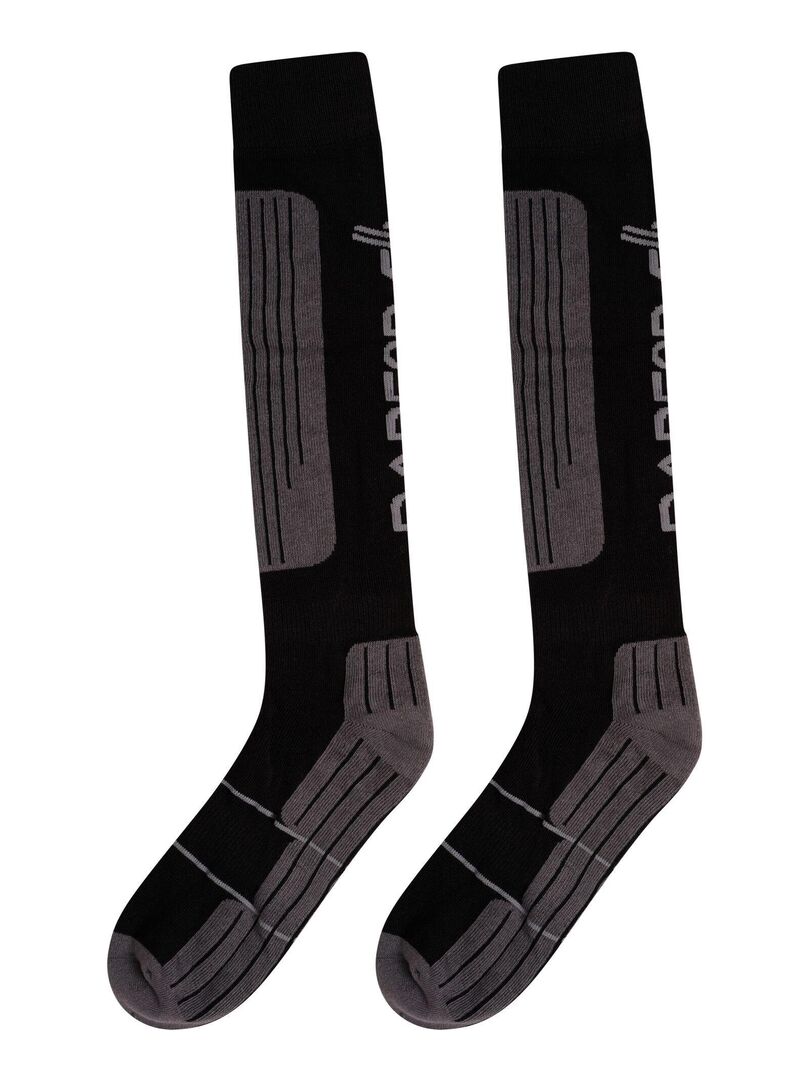 Paire de chaussettes de ski - noir - Kiabi - 7.00€