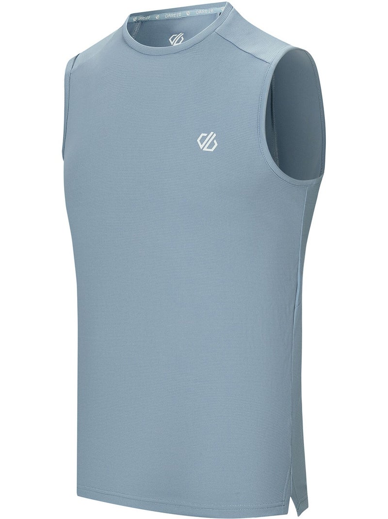 Dare 2B - Débardeur col ras-du-cou motif/style logo RAPID Bleu gris - Kiabi