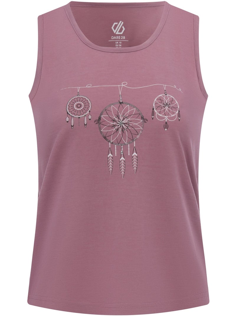 Dare 2B - Débardeur motif/style attrape-rêves Rose fushia - Kiabi
