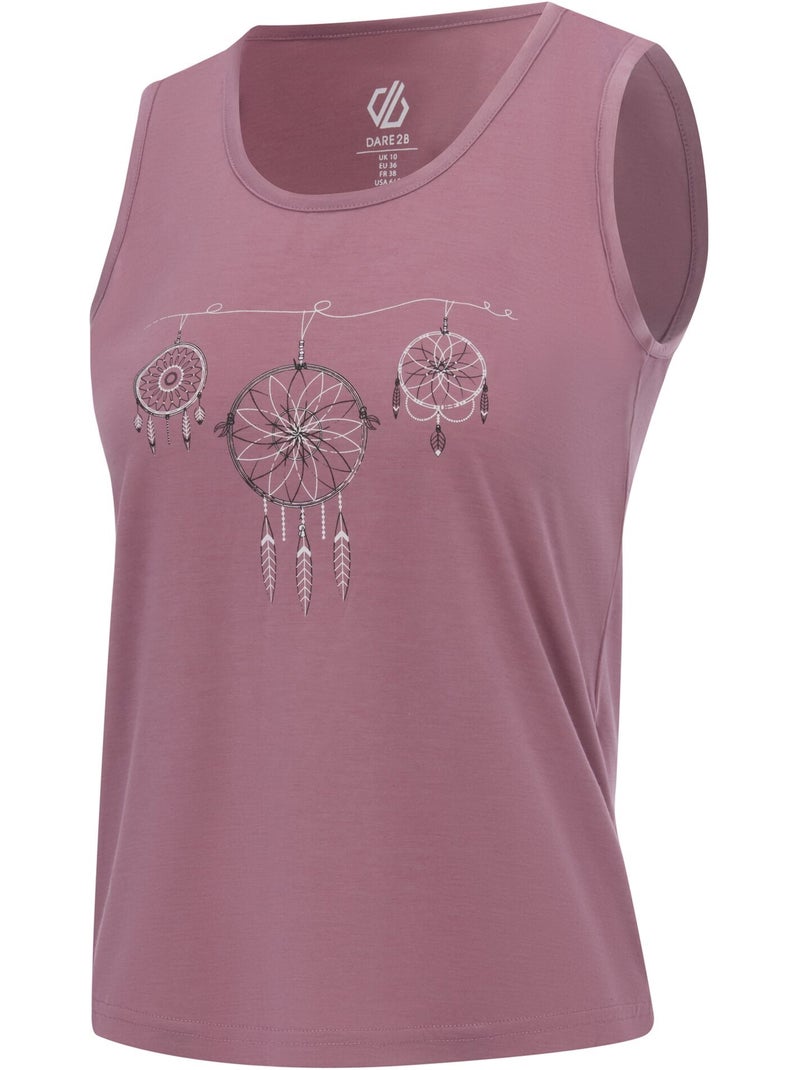 Dare 2B - Débardeur motif/style attrape-rêves Rose fushia - Kiabi