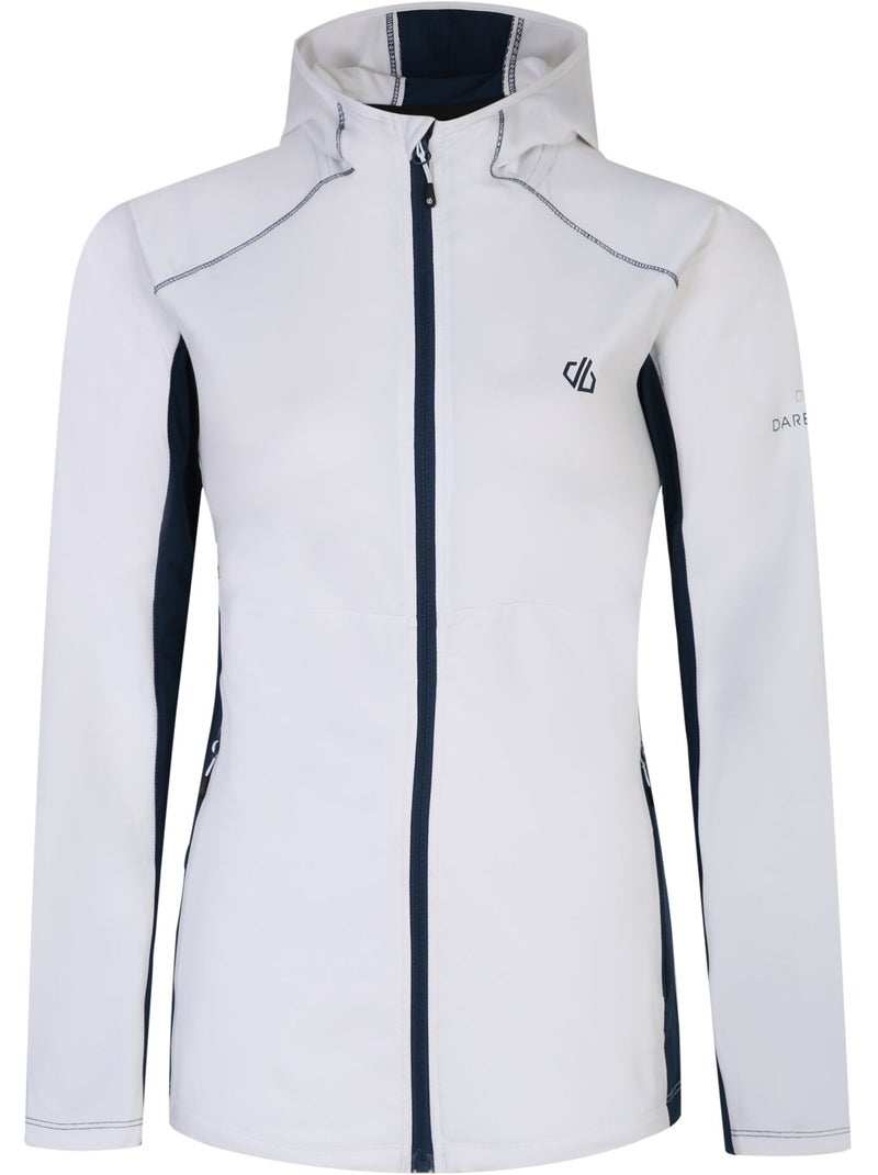Dare 2B - Haut de sport motif/style À capuche CONVEY Blanc Bleu - Kiabi