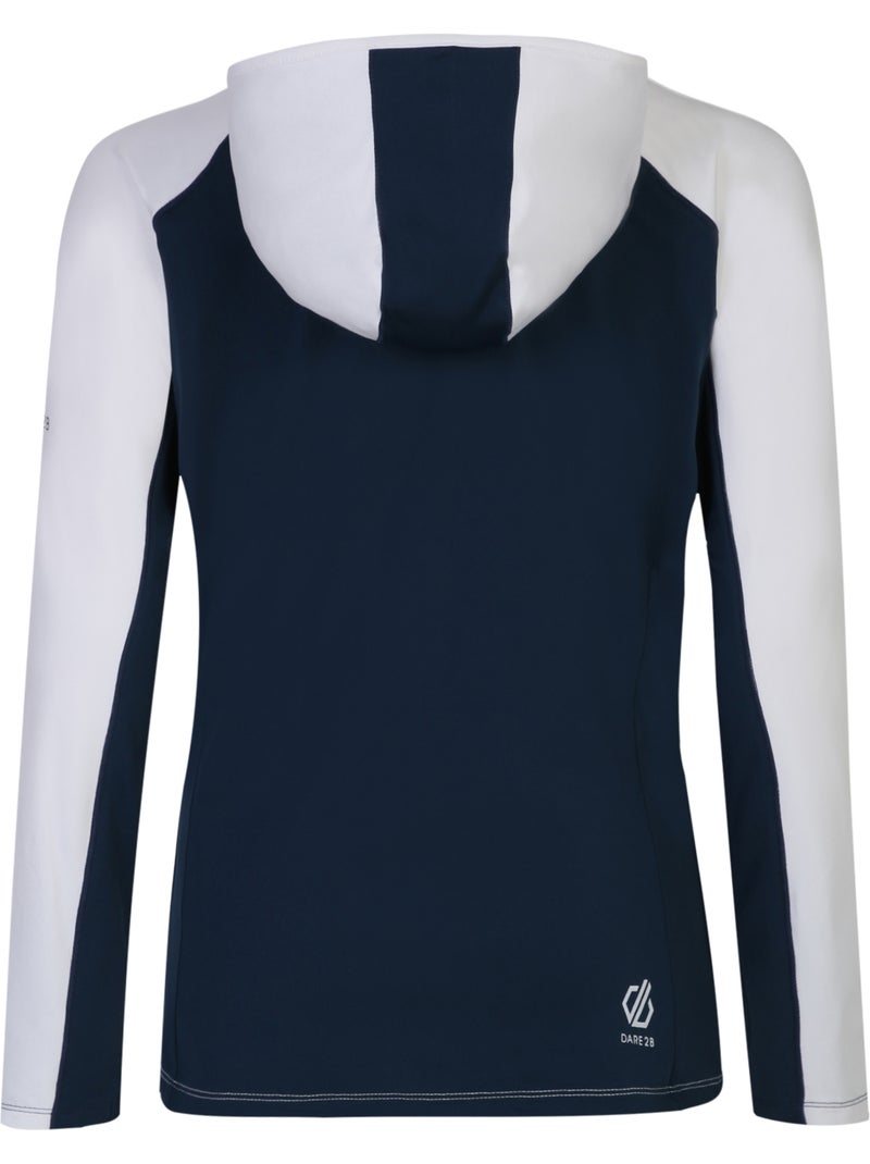 Dare 2B - Haut de sport motif/style À capuche CONVEY Blanc Bleu - Kiabi