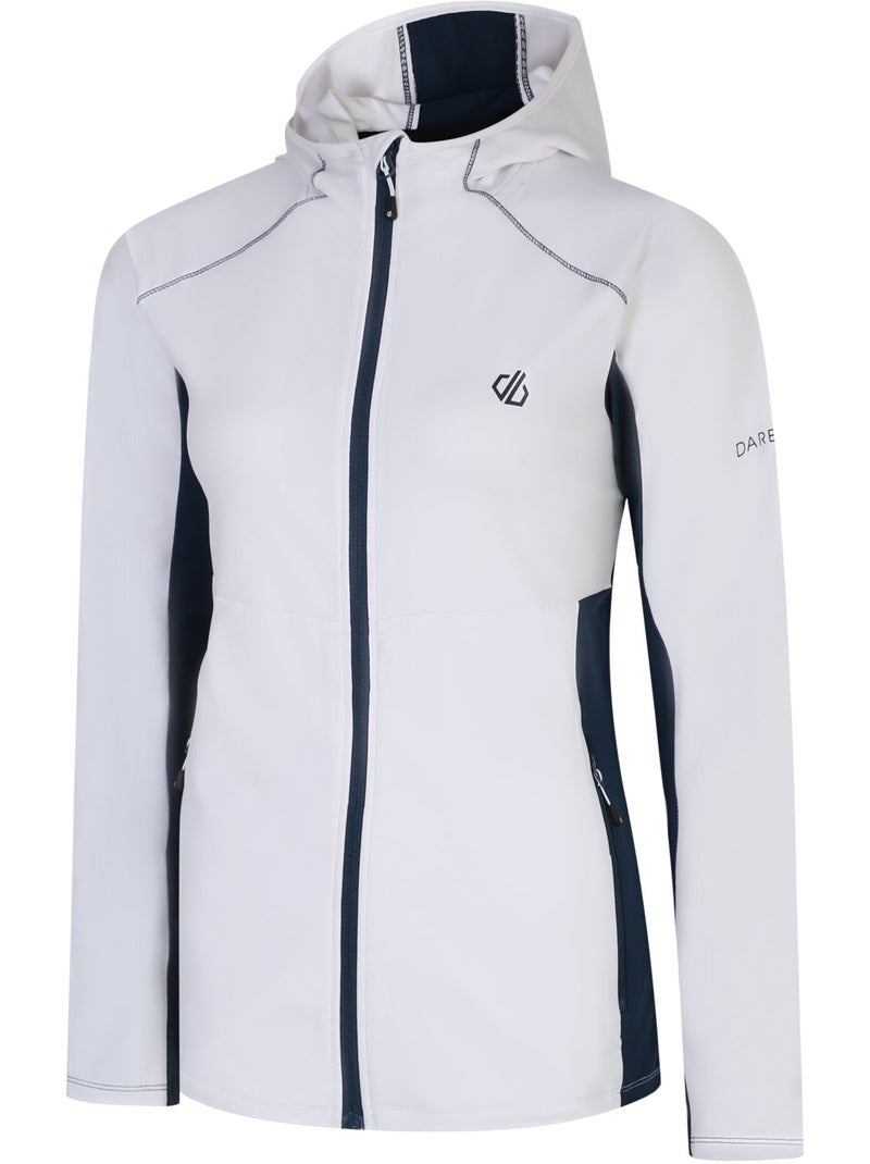 Dare 2B - Haut de sport motif/style À capuche CONVEY Blanc Bleu - Kiabi