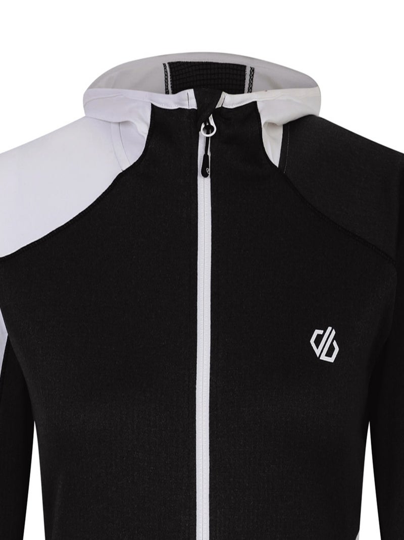Dare 2B - Haut de sport motif/style À capuche CONVEY Blanc Noir - Kiabi