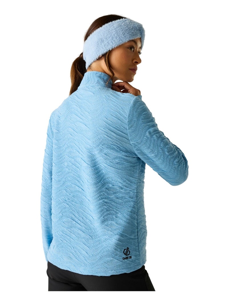 Dare 2B - Haut de sport motif/style Matelassé GLAMOURIZE Bleu clair - Kiabi