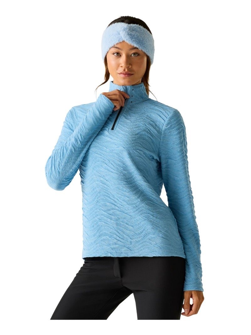 Dare 2B - Haut de sport motif/style Matelassé GLAMOURIZE Bleu clair - Kiabi