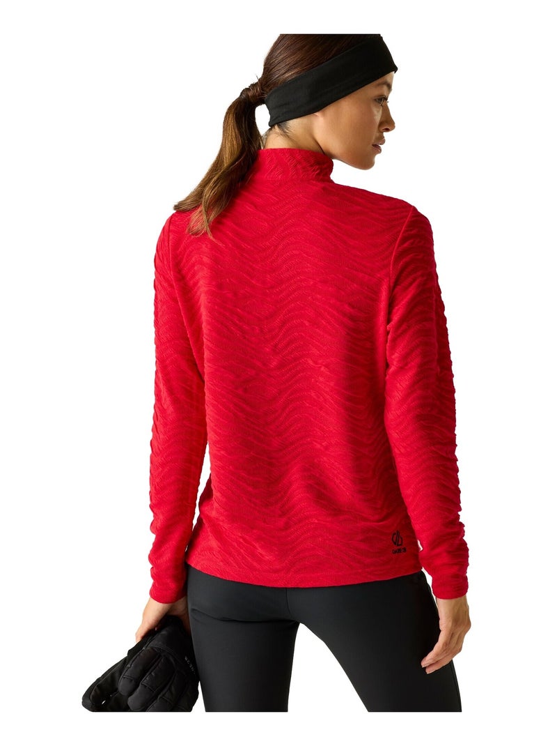 Dare 2B - Haut de sport motif/style Matelassé GLAMOURIZE Rouge foncé - Kiabi