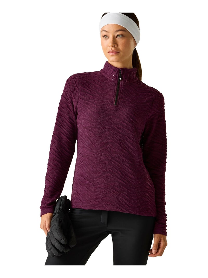 Dare 2B - Haut de sport motif/style Matelassé GLAMOURIZE Violet figue - Kiabi