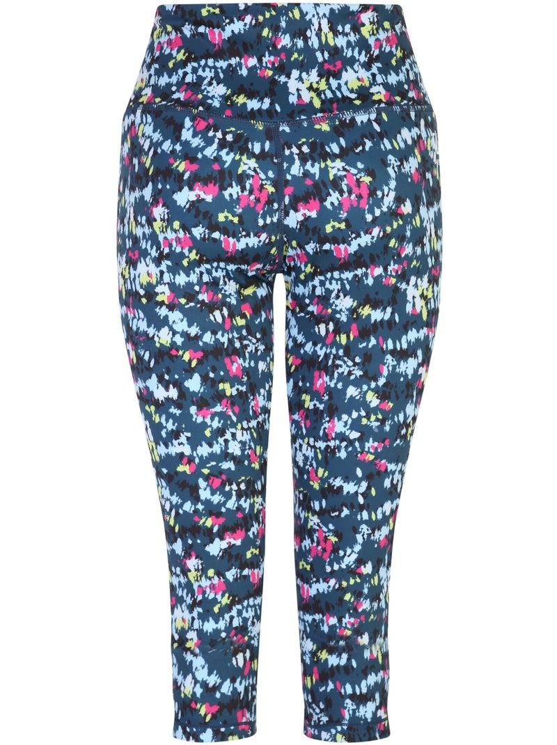 Dare 2B - Legging ¾ à taille élastiquée motif/style imprimé INFLUENTIAL Bleu foncé - Kiabi