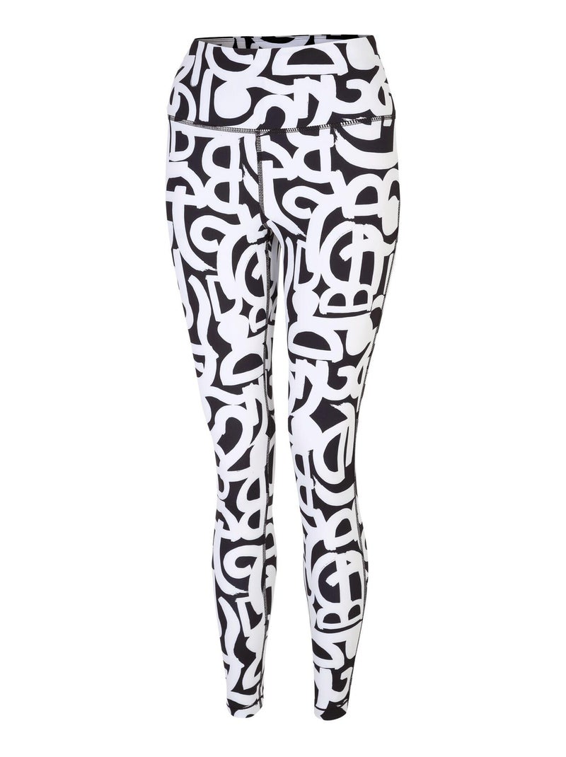 Dare 2B - Legging motif/style graffiti INFLUENTIAL Noir Blanc - Kiabi