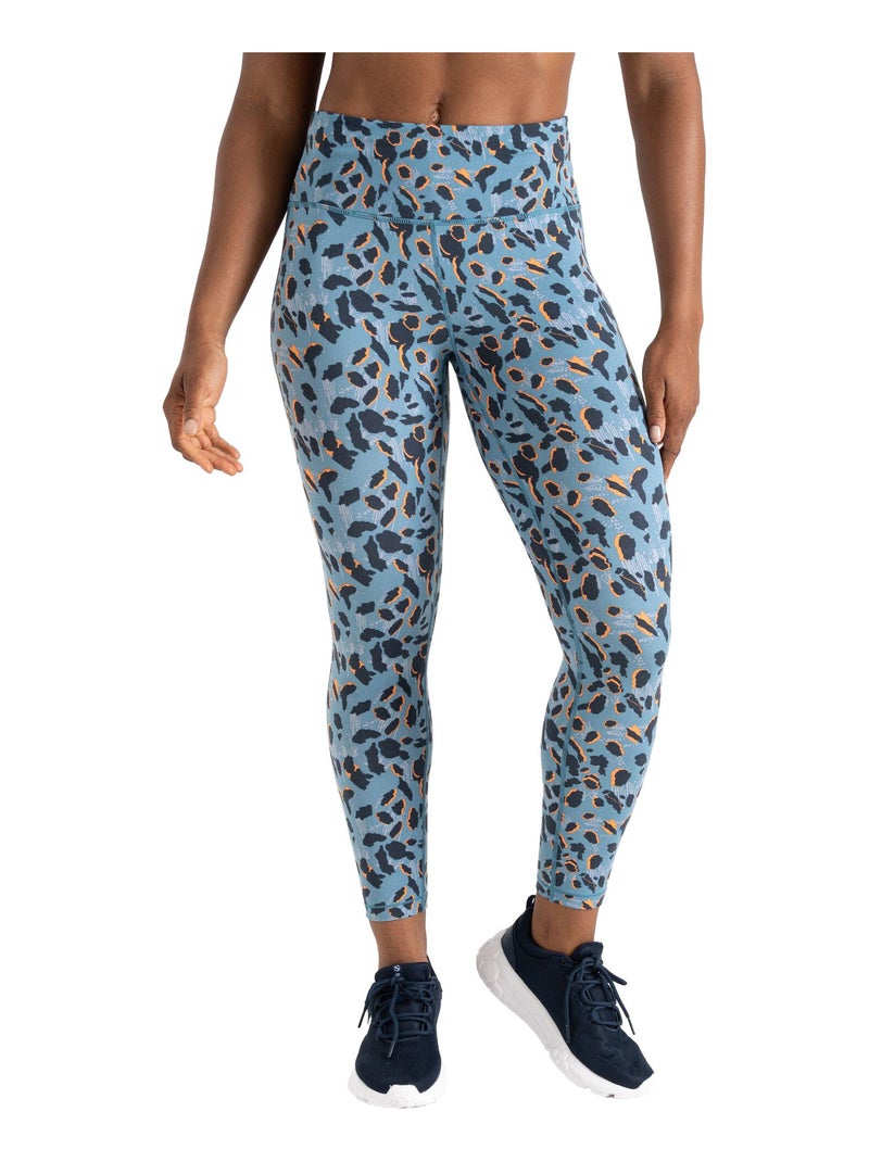 Dare 2B - Legging motif/style imprimé léopard INFLUENTIAL Bleu clair - Kiabi