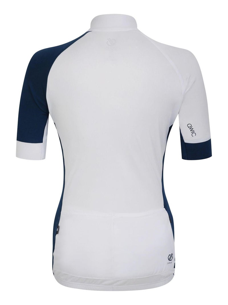 Dare 2B - Maillot de cyclisme COMPASSION Blanc Bleu - Kiabi