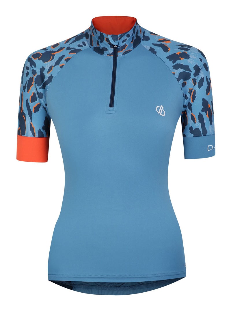 Dare 2B - Maillot de cyclisme FOLLOW THROUGH Bleu clair - Kiabi